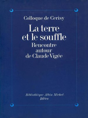 cover image of La Terre et le Souffle